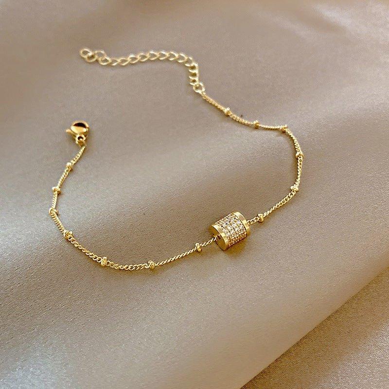 Women's Luxury Pearl & Gold Charm Bracelet  Pre2brand