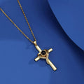 Women's 'I Love You' Projection Cross Pendant Necklace  Pre2brand