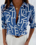 Fashion Long Sleeve Printed Shirt  Pre2brand