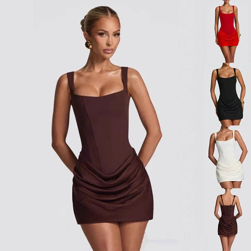Women's Sleeveless Corset Mini Dress  Pre2brand