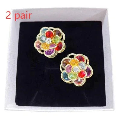 Women's Sweet Flower Stud Earrings  Pre2brand