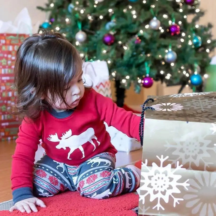 Christmas Elk Print Family Pajamas  Pre2brand