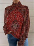 Christmas Totem Women'S Printed Wear Turtleneck Sweater  Pre2brand