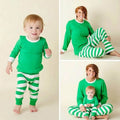 Family Matching Striped Christmas Pajamas Set – Festive Holiday Sleepwear For Men, Women & Kids  Pre2brand