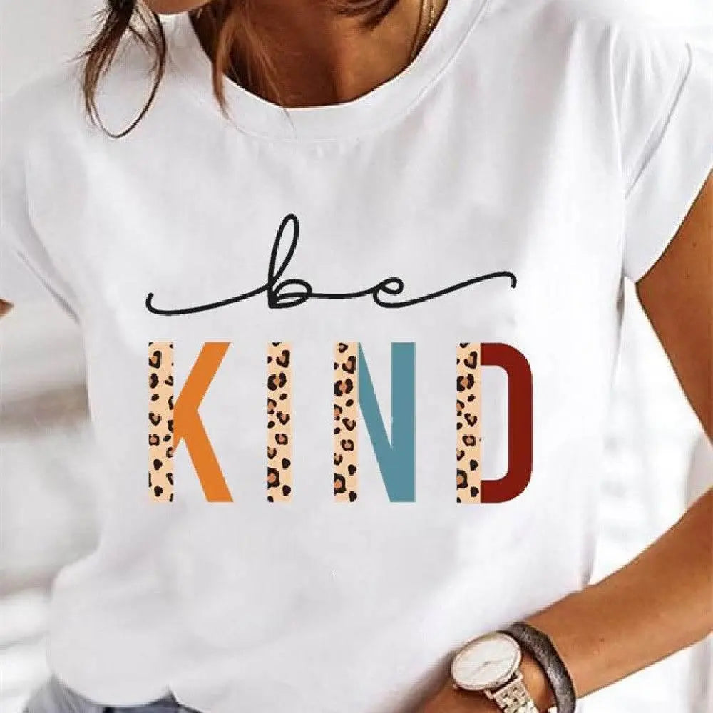 Fashion Letter Print Short-Sleeved Shirt  Pre2brand