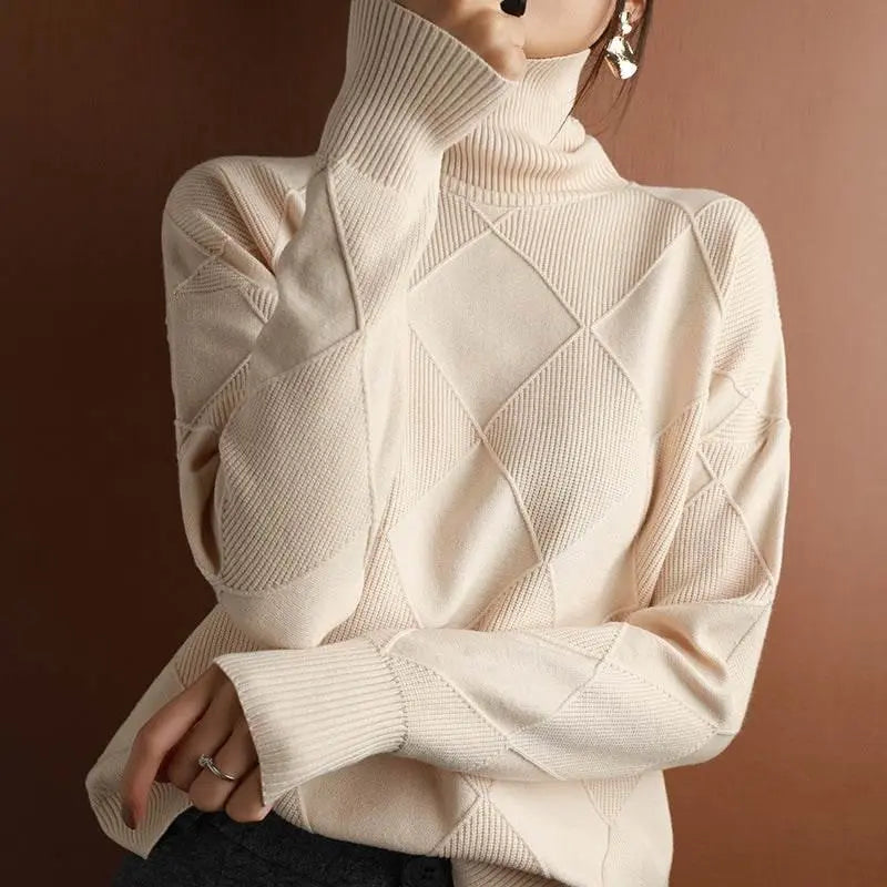Knitwear Autumn And Winter Long-Sleeved Outer Wear Bottoming Shirt  Pre2brand