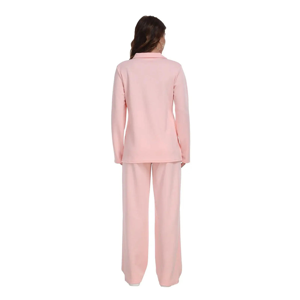 Long Sleeve V Neck Pullover Tracksuit  Pre2brand
