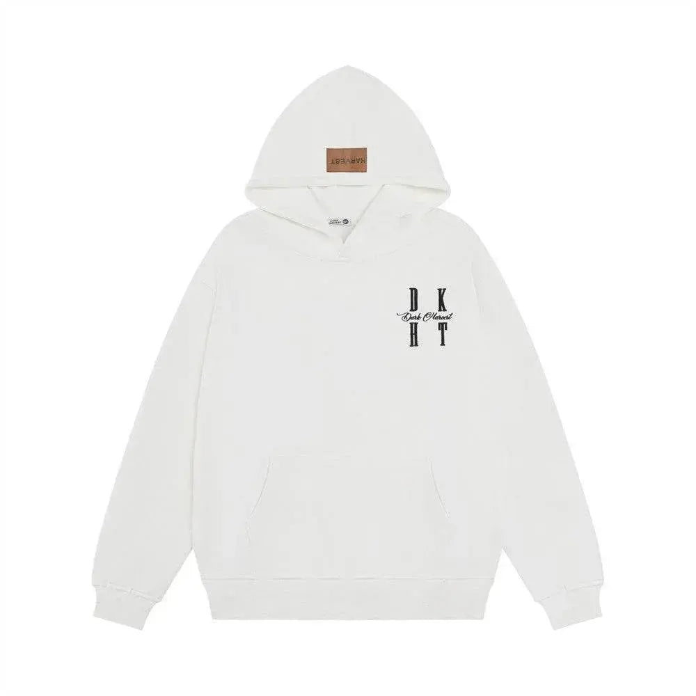 Loose Casual Letters Embroidered Hoodie  Pre2brand