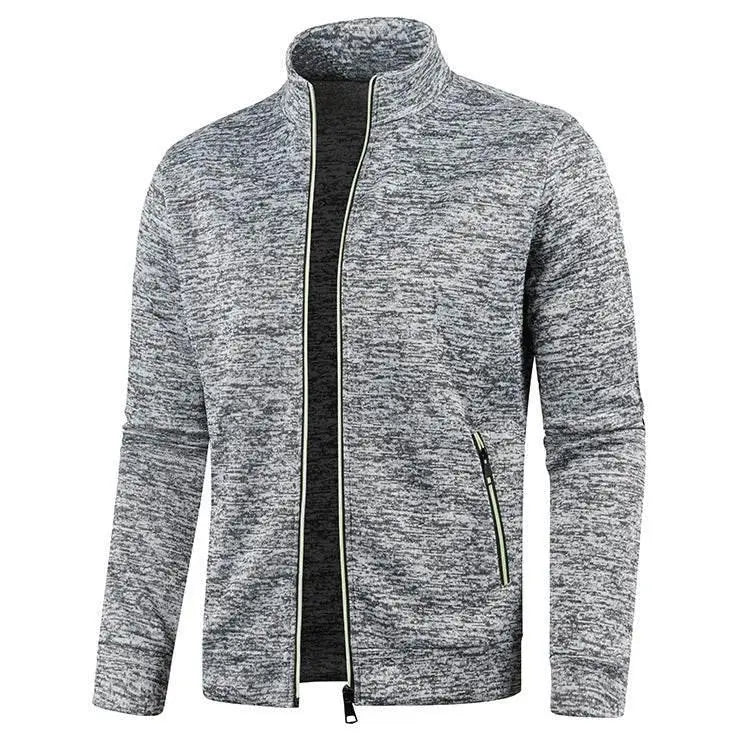 Men'S Long Zipper Sweater Coat  Pre2brand