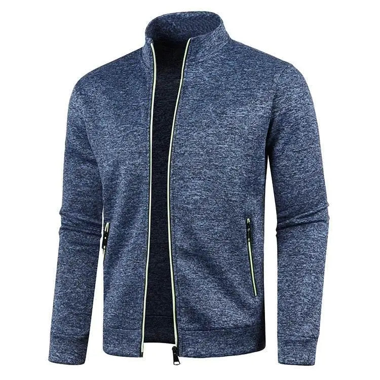Men'S Long Zipper Sweater Coat  Pre2brand