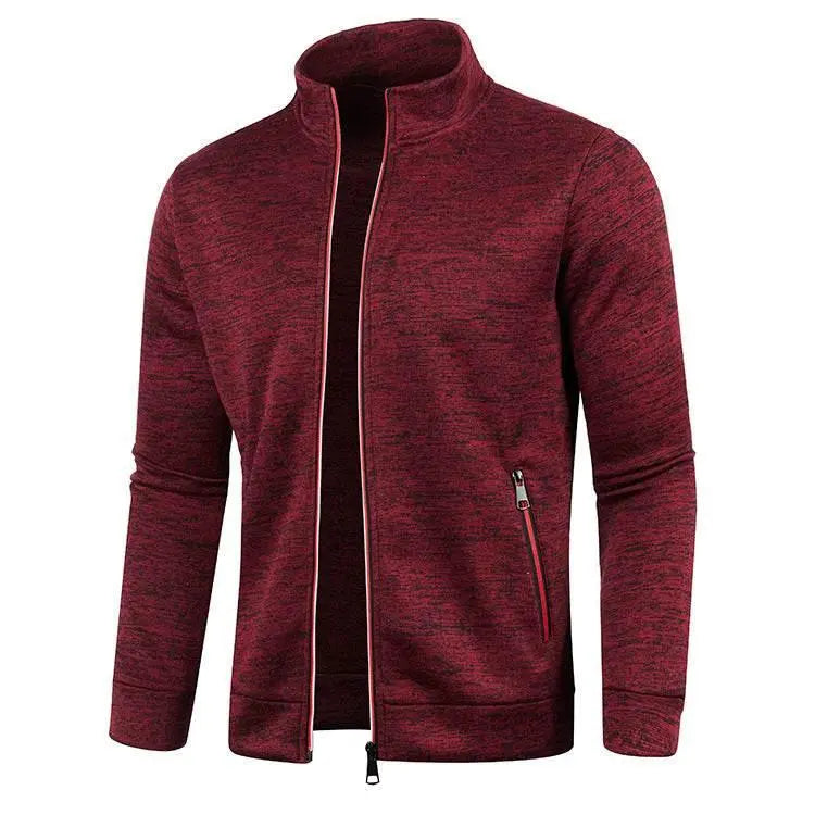 Men'S Long Zipper Sweater Coat  Pre2brand