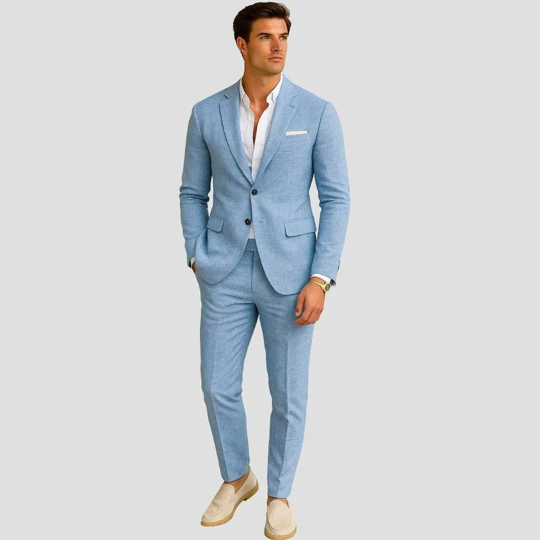 Men'S Plus Size Two-Piece Suit  Pre2brand
