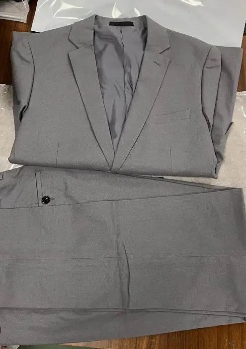 Men'S Plus Size Two-Piece Suit  Pre2brand
