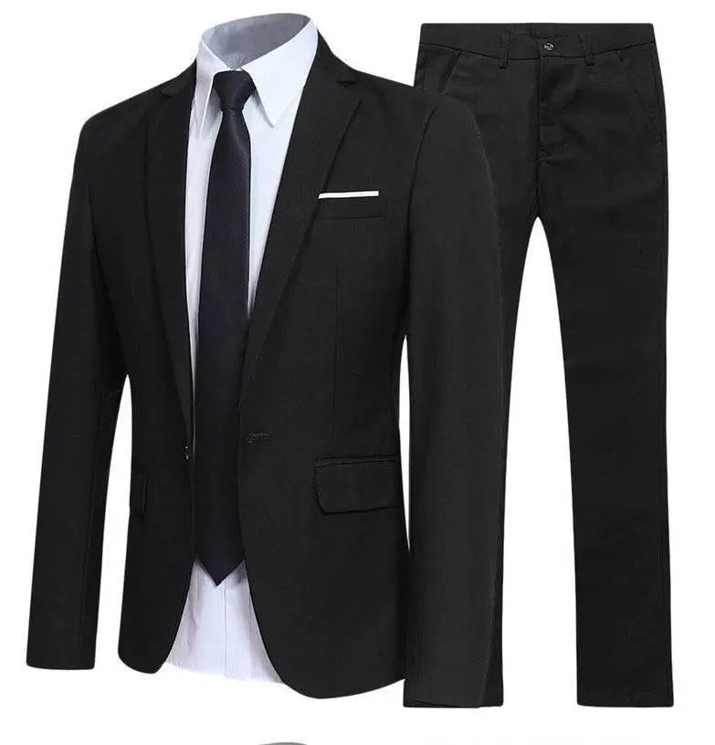 Men'S Western Fit Korean Two-Piece Suit  Pre2brand