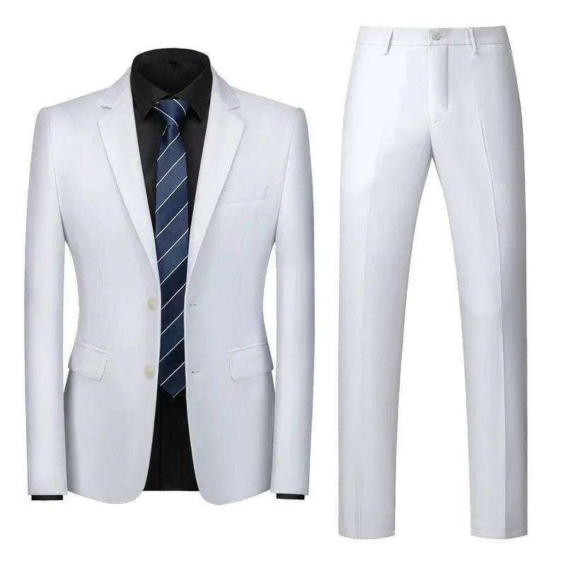 Men'S Western Fit Korean Two-Piece Suit  Pre2brand