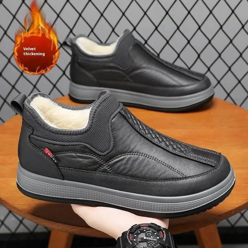 Men's Non-Slip Flat Ankle Boots  Pre2brand