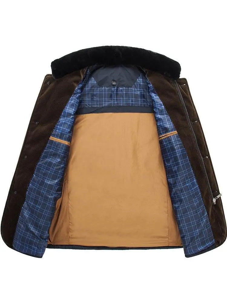 Middle-Aged And Elderly Padded Jacket Father Winter Clothes  Pre2brand