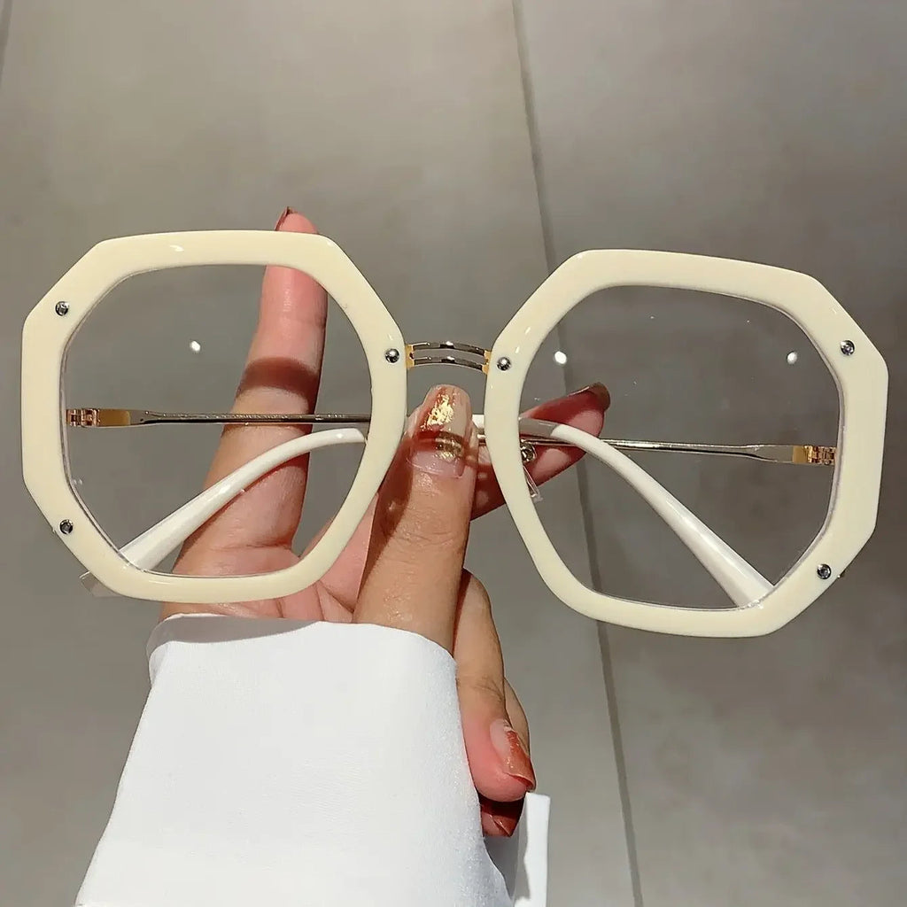 Oversized Hip-Hop Blue Light Blocking Glasses  Pre2brand