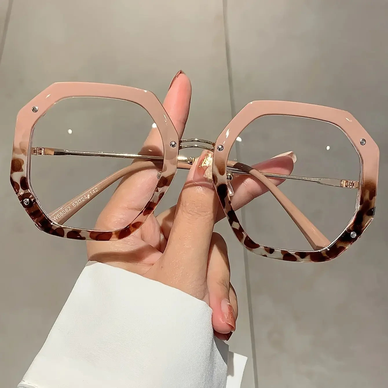 Oversized Hip-Hop Blue Light Blocking Glasses  Pre2brand