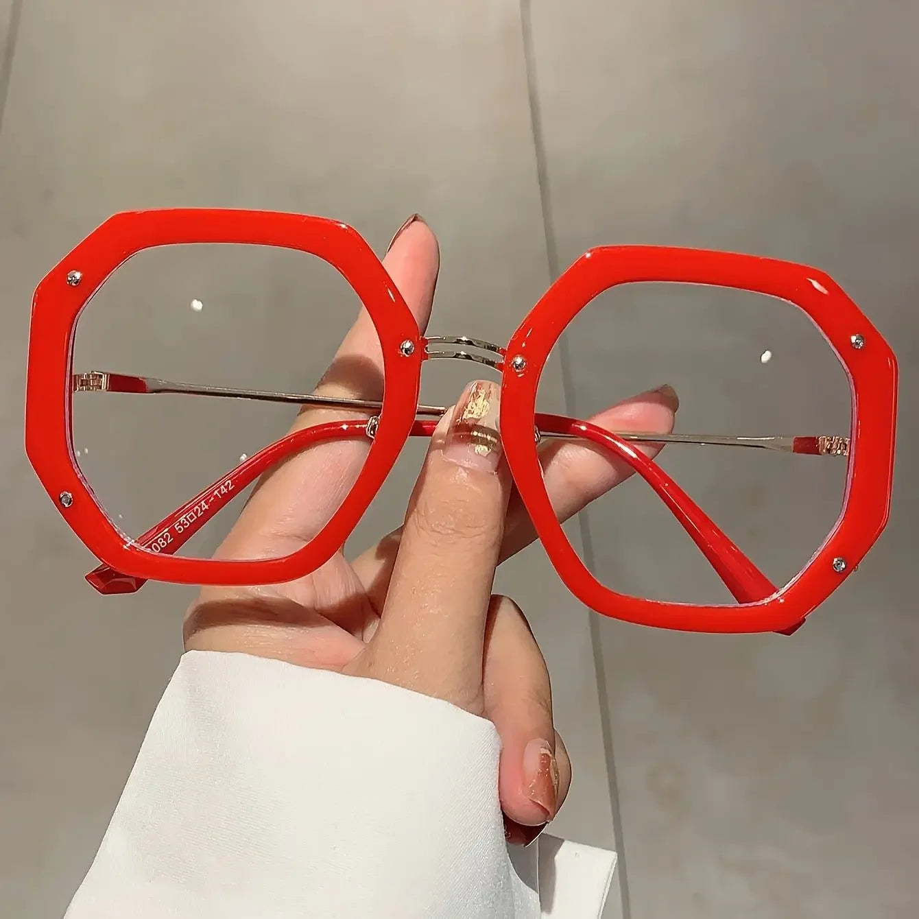 Oversized Hip-Hop Blue Light Blocking Glasses  Pre2brand