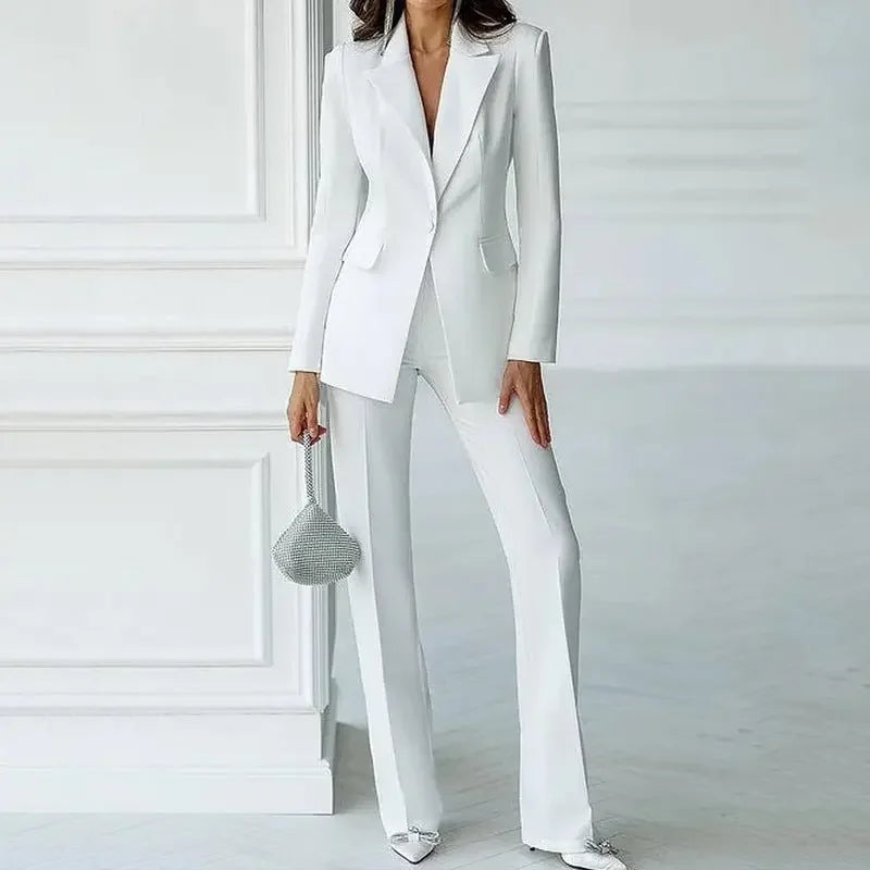 Solid Color Fashion Temperament Business Suit  Pre2brand