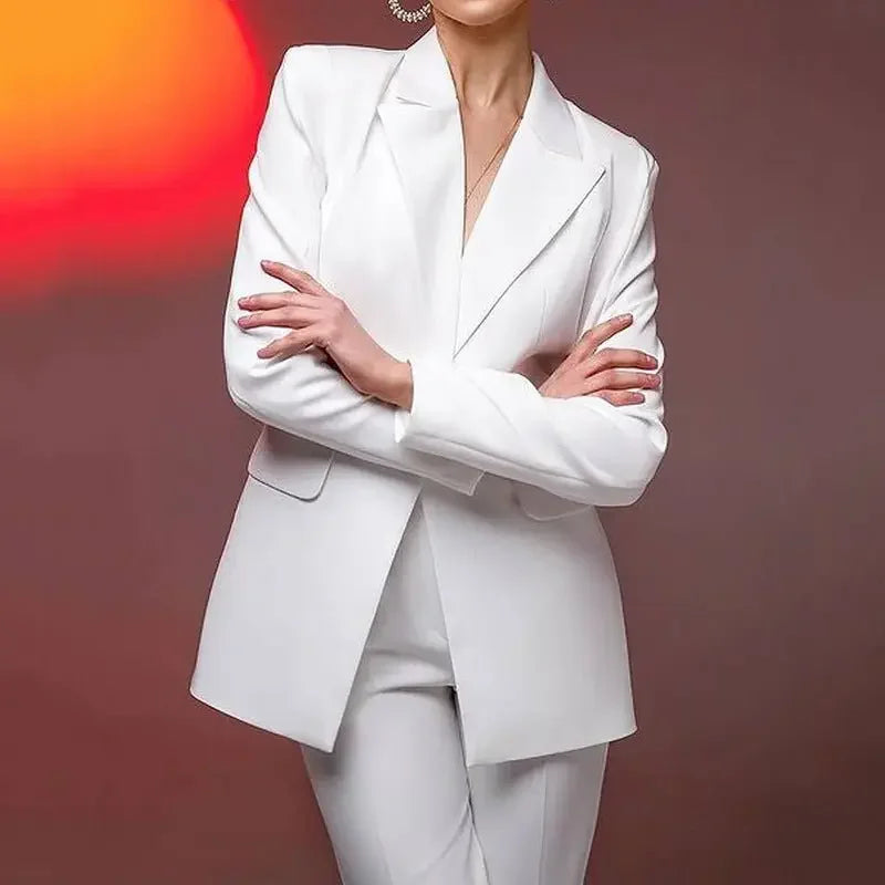 Solid Color Fashion Temperament Business Suit  Pre2brand