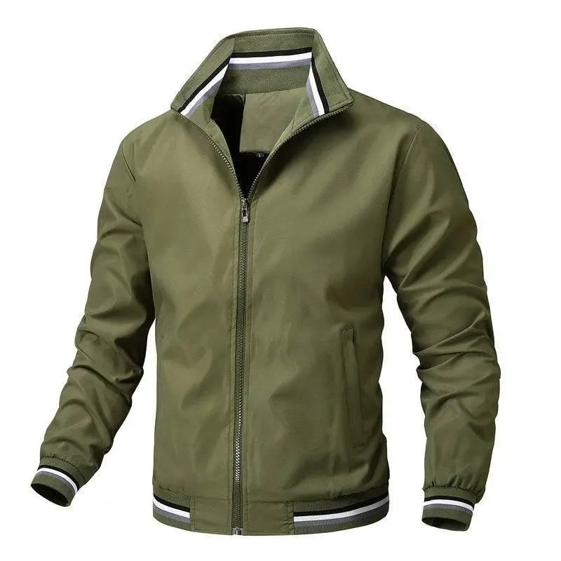 Sports Solid Color Jacket Men'S  Pre2brand