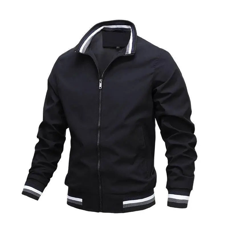 Sports Solid Color Jacket Men'S  Pre2brand