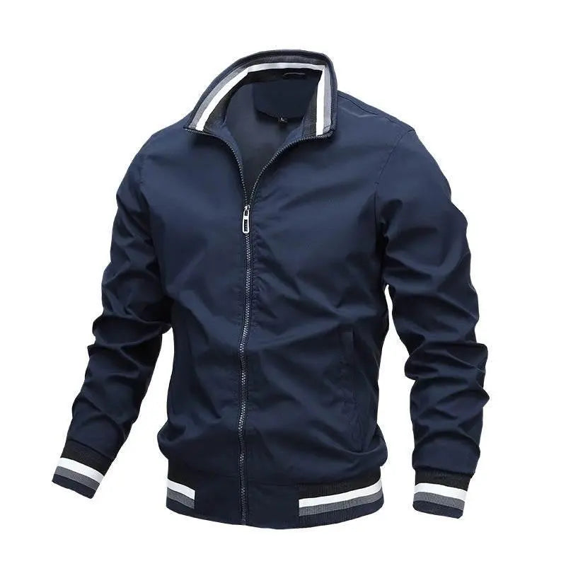 Sports Solid Color Jacket Men'S  Pre2brand