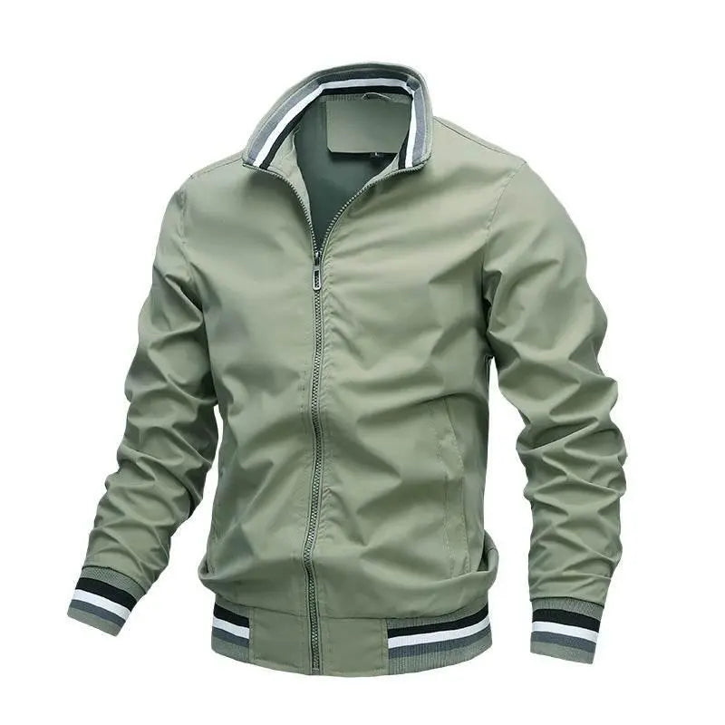Sports Solid Color Jacket Men'S  Pre2brand