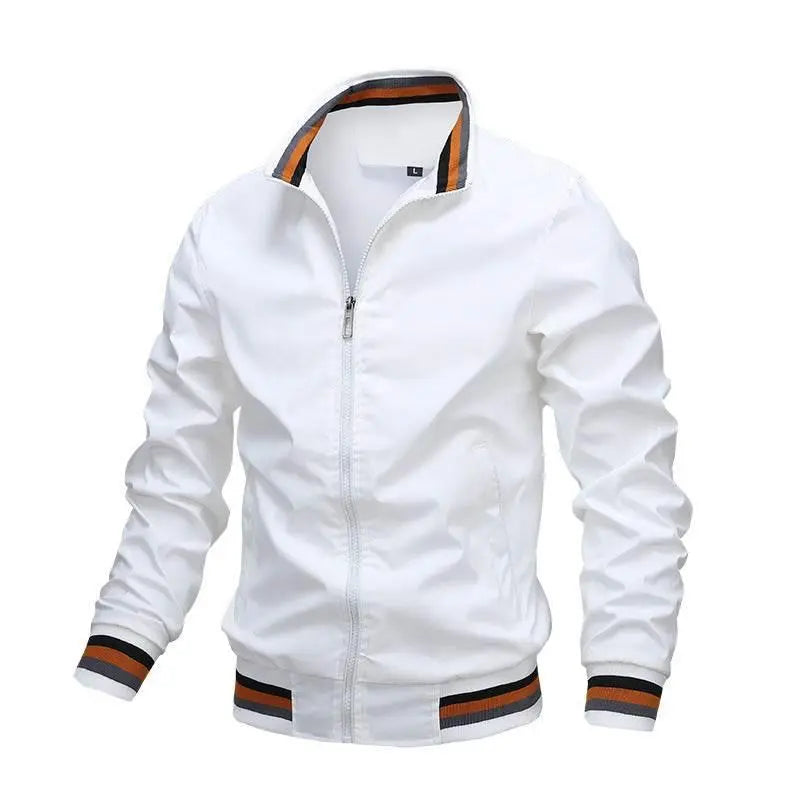 Sports Solid Color Jacket Men'S  Pre2brand