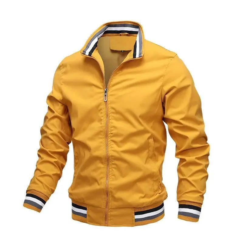 Sports Solid Color Jacket Men'S  Pre2brand