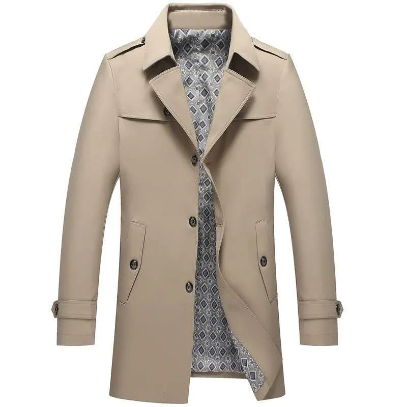 Spring And Autumn Jacket Men'S Duster British Style  Pre2brand
