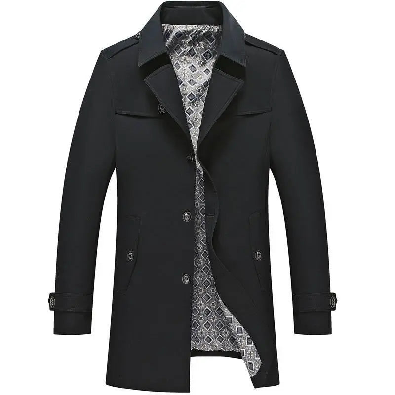 Spring And Autumn Jacket Men'S Duster British Style  Pre2brand
