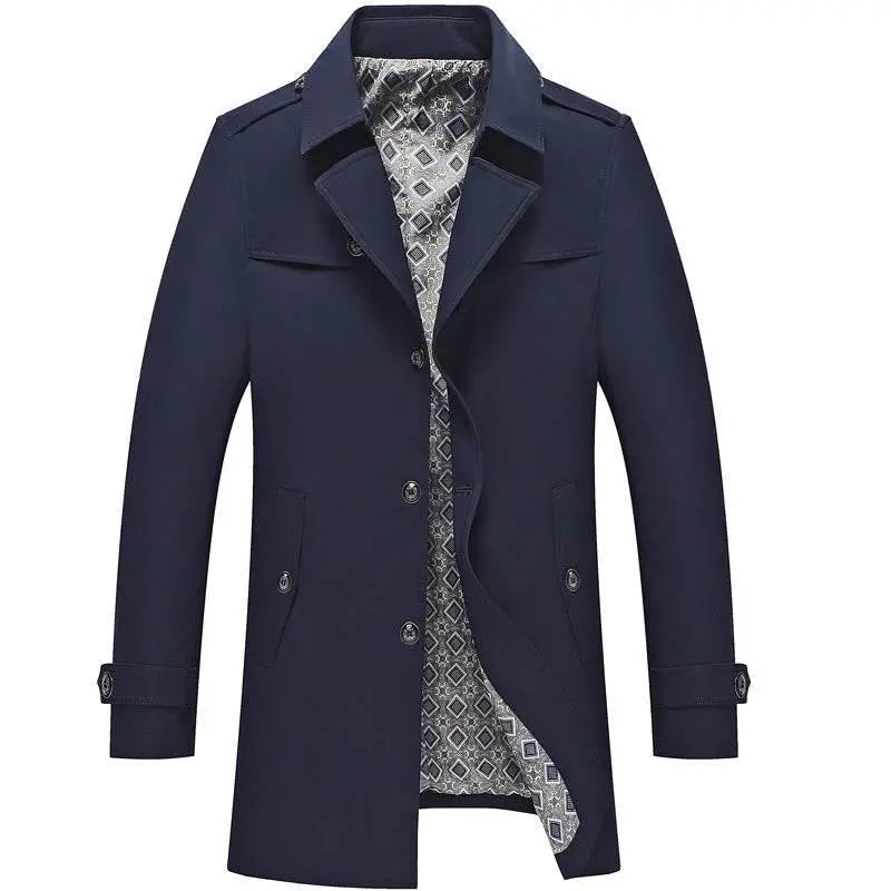 Spring And Autumn Jacket Men'S Duster British Style  Pre2brand