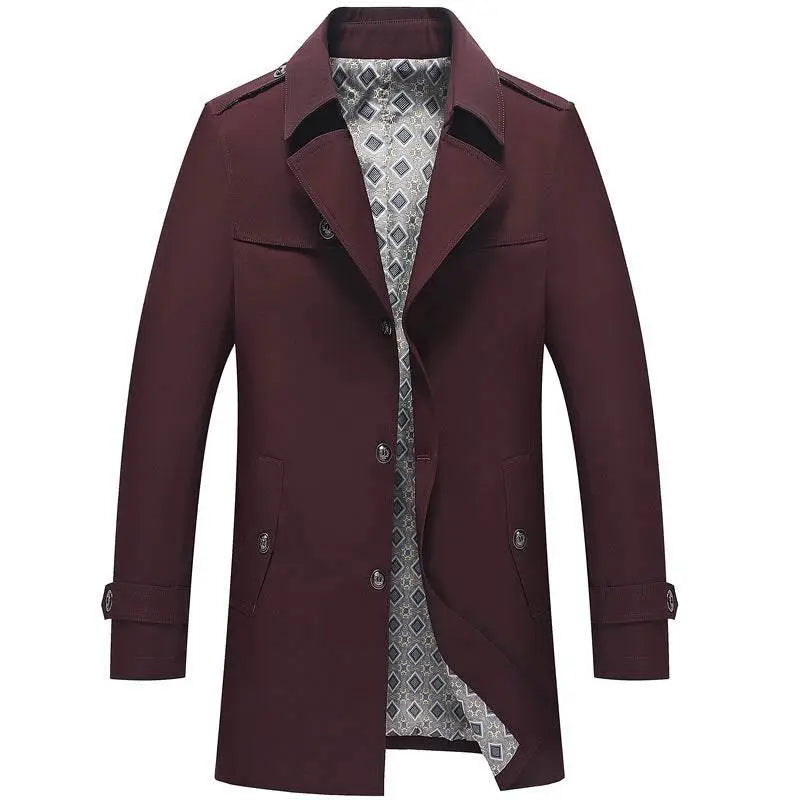Spring And Autumn Jacket Men'S Duster British Style  Pre2brand