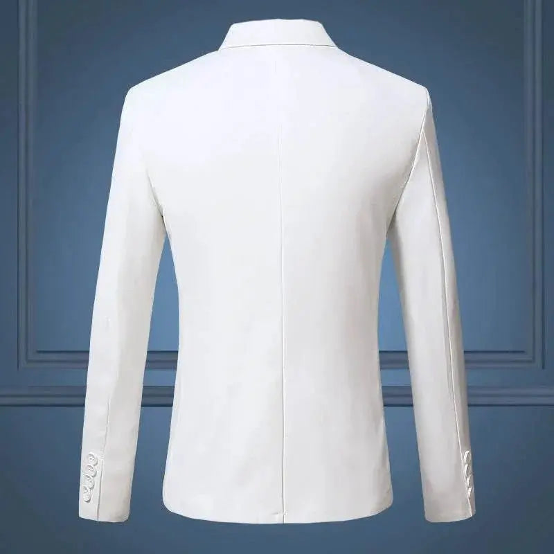 Spring And Autumn Solid Color Casual One Button Men'S Small Suit  Pre2brand