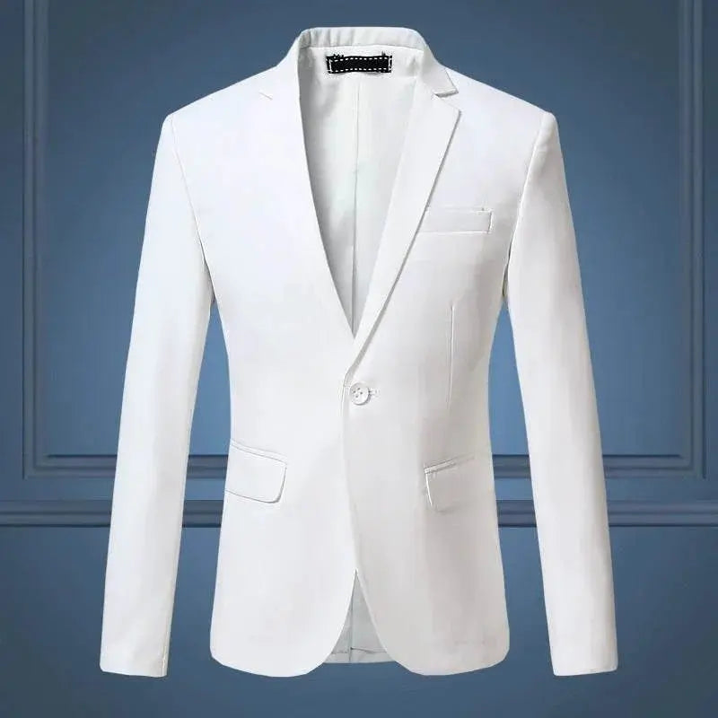 Spring And Autumn Solid Color Casual One Button Men'S Small Suit  Pre2brand