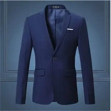 Spring And Autumn Solid Color Casual One Button Men'S Small Suit  Pre2brand