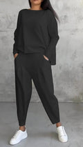 Top And Loose Harem Pants With Pockets Ins Fashion Trousers  Pre2brand