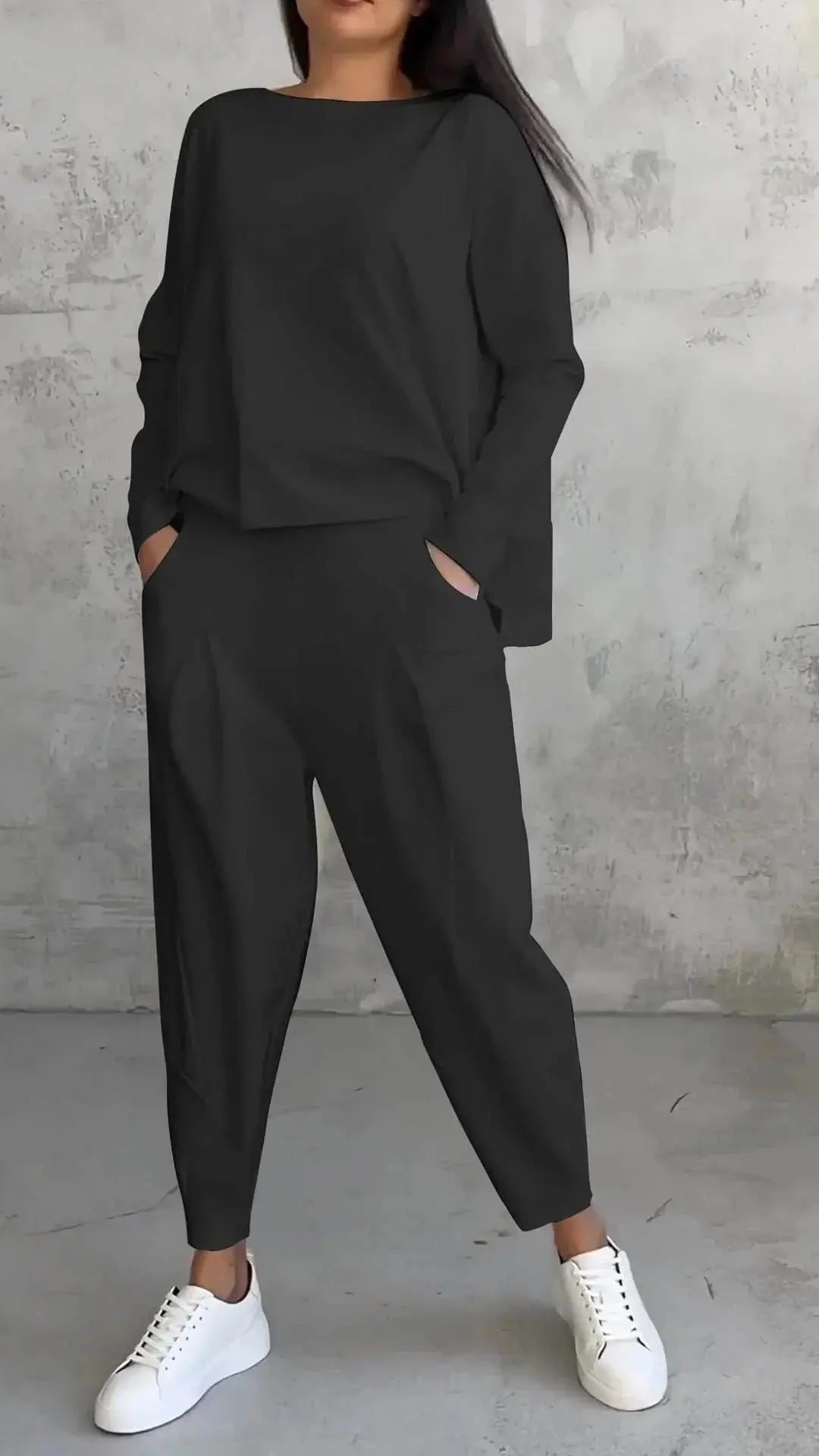Top And Loose Harem Pants With Pockets Ins Fashion Trousers  Pre2brand
