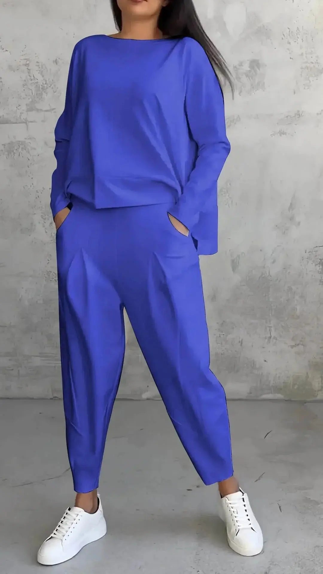 Top And Loose Harem Pants With Pockets Ins Fashion Trousers  Pre2brand