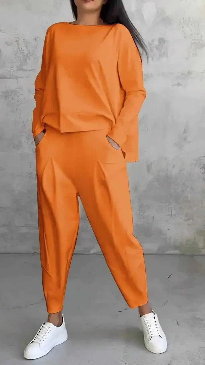 Top And Loose Harem Pants With Pockets Ins Fashion Trousers  Pre2brand