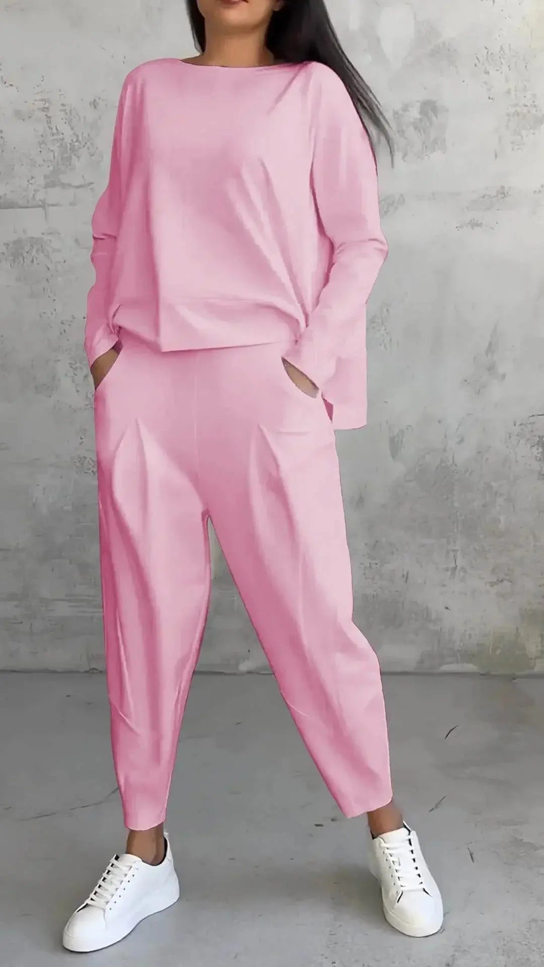 Top And Loose Harem Pants With Pockets Ins Fashion Trousers  Pre2brand