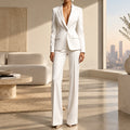 White Blazer & Trousers Two-Piece Suit – image 3 of 4