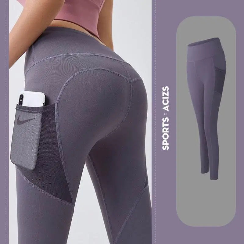 Women Tummy Control Jogging Tights Female Fitness Pants  Pre2brand
