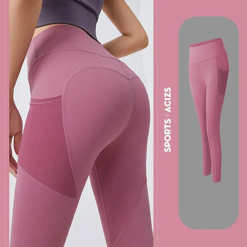Women Tummy Control Jogging Tights Female Fitness Pants  Pre2brand