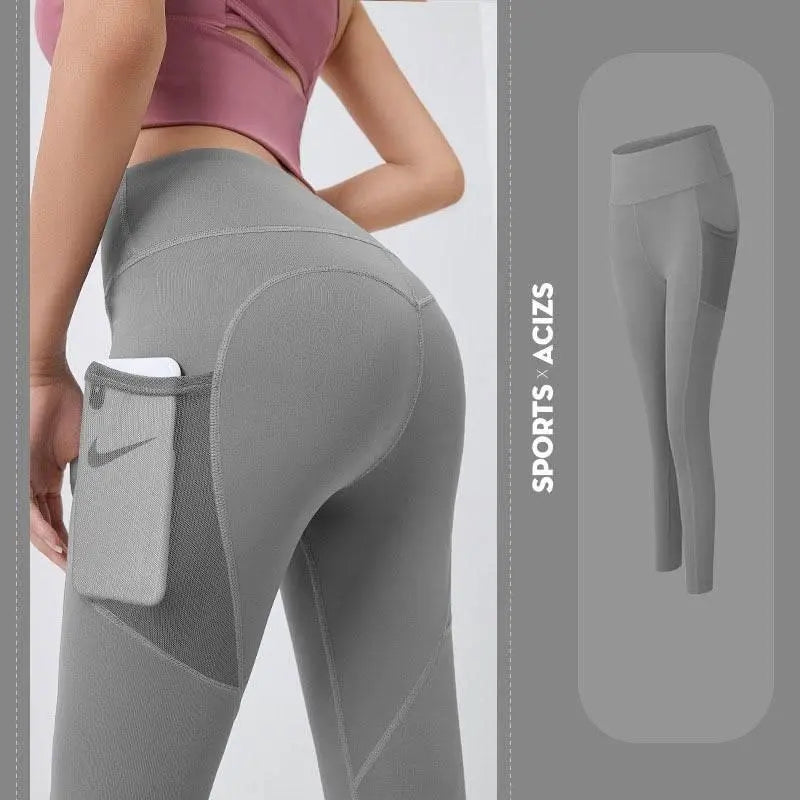 Women Tummy Control Jogging Tights Female Fitness Pants  Pre2brand