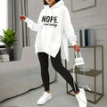 Women'S Casual 2-Piece Set Solid Color Leggings  Pre2brand