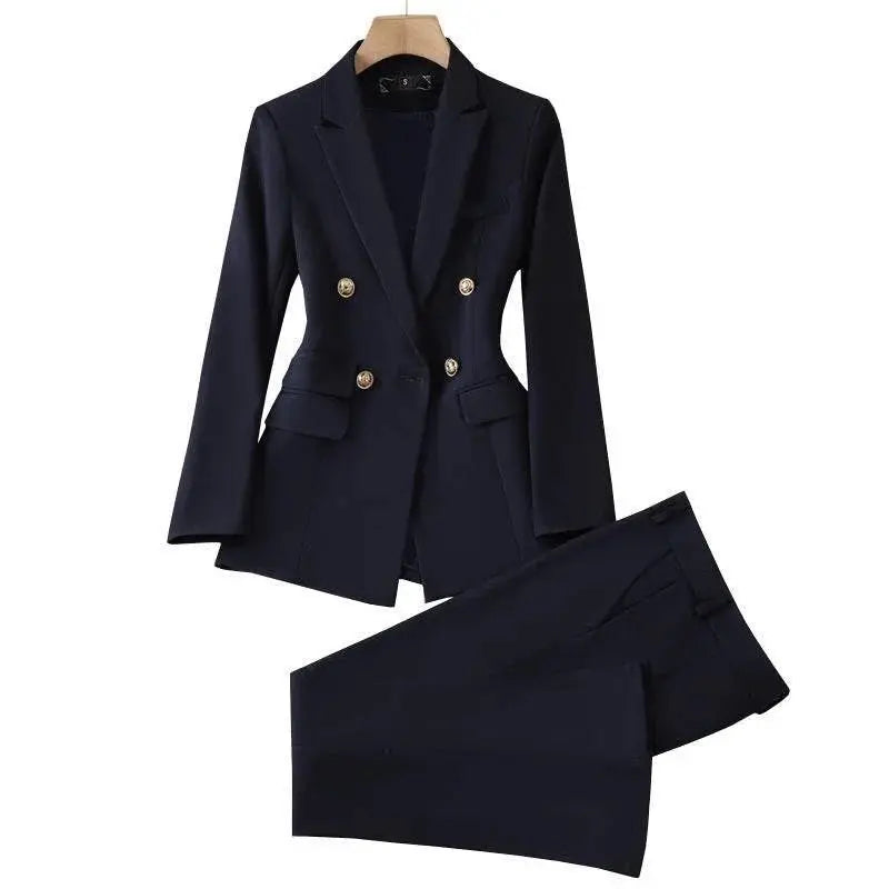 Women'S Suit Jacket Bell-Bottom Pants Business Suit  Pre2brand